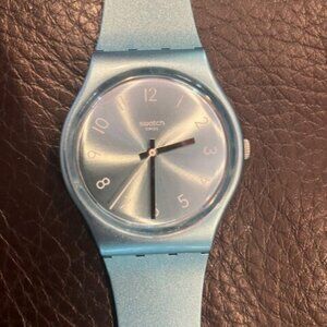 Swatch watch So Blue GS160 Great Condition worn once 34mm 2018 Mint Working